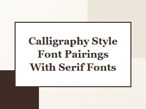 Graceful Brush Scripts with Classic Serif Partners