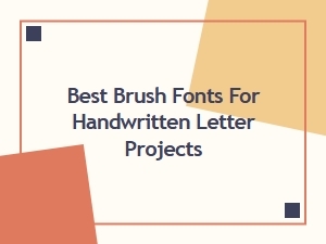 Top Traditional Brush Scripts for Handwritten Letters